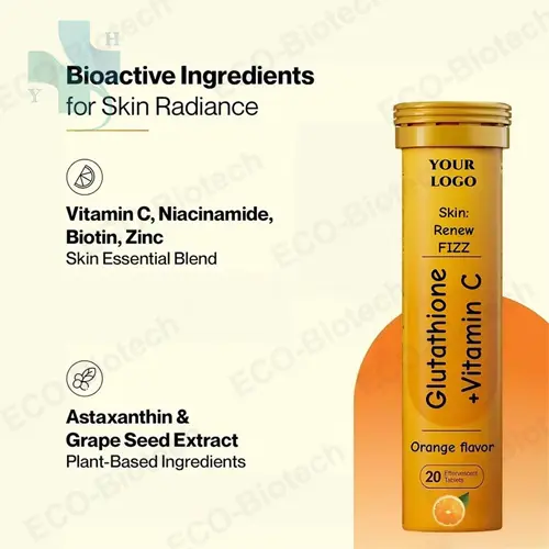 Vitamin C & Glutathione Effervescent Tablets | bulk Manufacturer