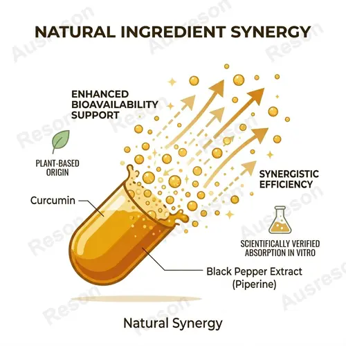 Curcumin + Black Piperine Soft Capsules | Private Label Manufacturer