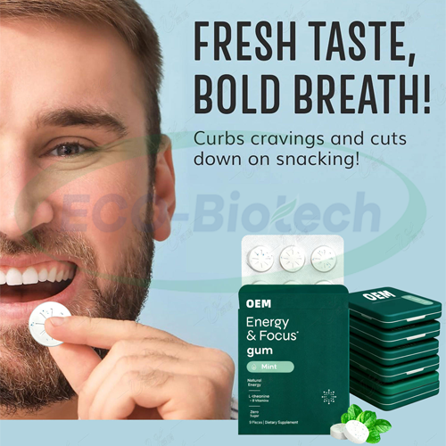 Reson OEM Custom pre workout chewing gum Supplements