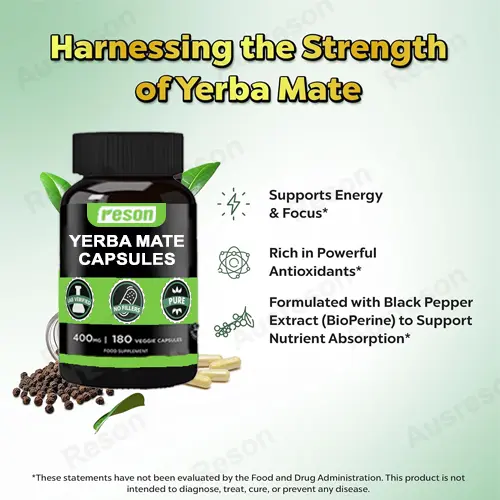 pure Yerba Mate capsules GMP certification | Reson
