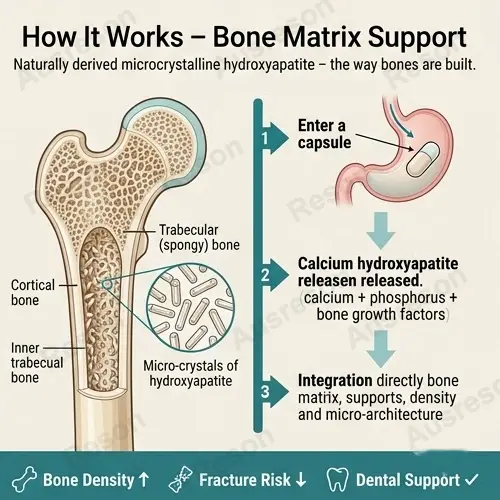 Calcium Hydroxyapatite capsules MCHA bone health | supplier