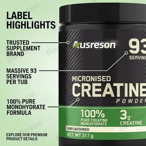 Micronised Creatine Powder for Strength & Recovery