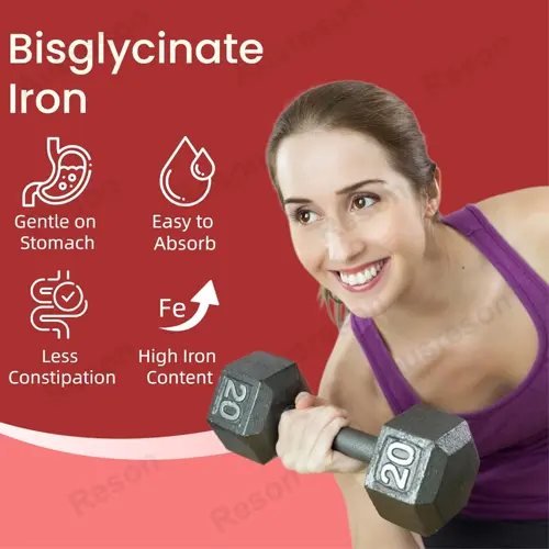 GMP Gentle Iron Bisglycinate Vitamin C capsules | Reson