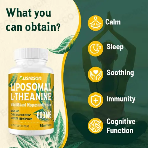 Liposomal L-Theanine softgels with GABA | Sleep and Relaxation