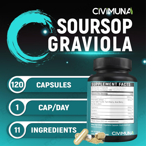 graviola soursop Capsules | cellular health support | Reson