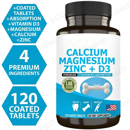 Calcium Magnesium Zinc Vitamin D3 tablets Bone Teeth Muscle