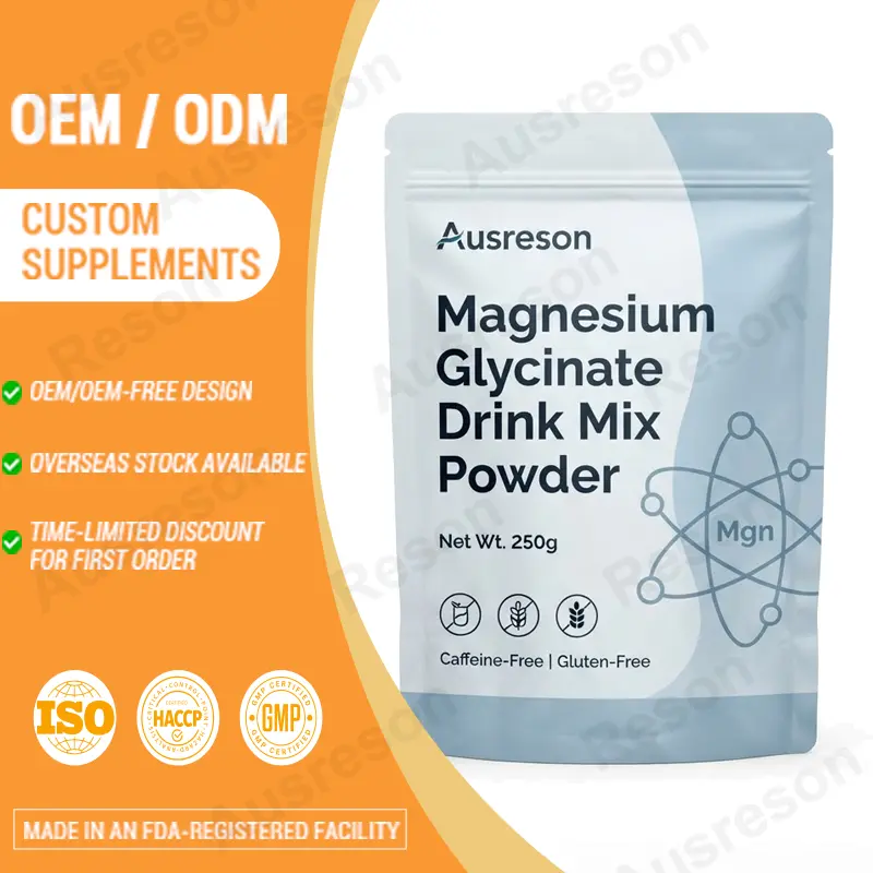Magnesium Glycinate drink mix powder sleep support supplement supply