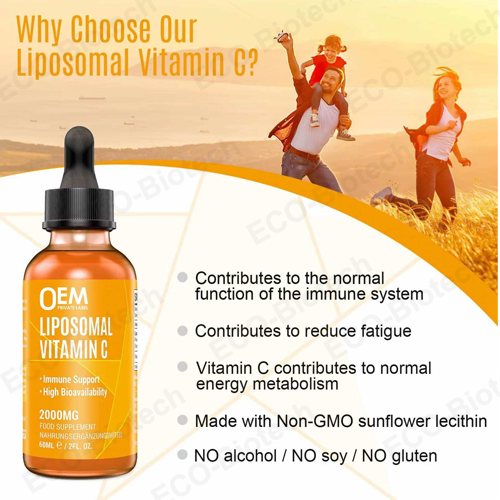 Liposomal Vitamin C Drops manufacturer | Immune & Skin Support
