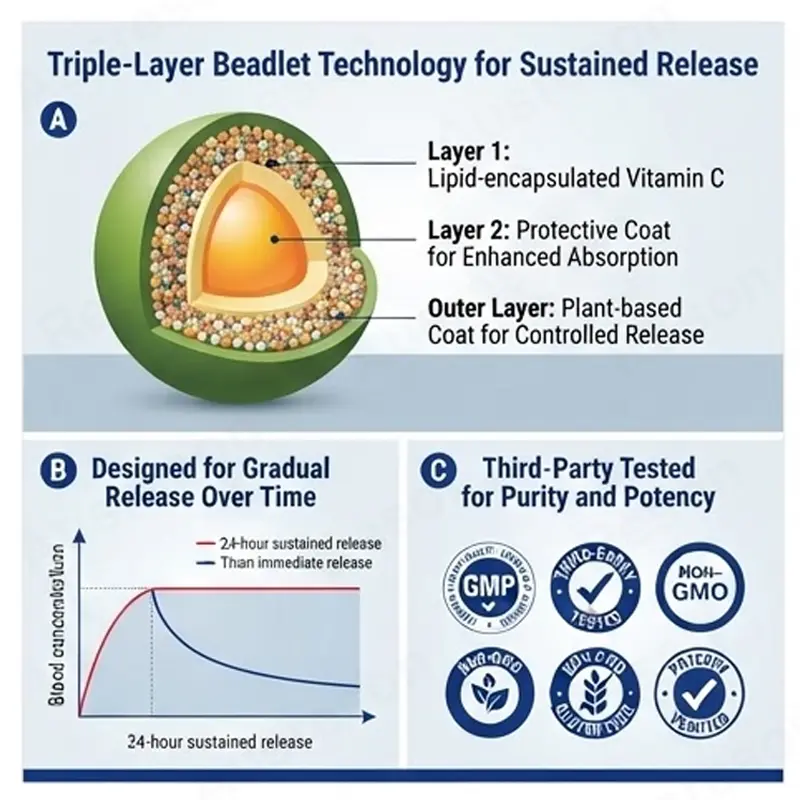 Gentle Vitamin C microbead capsules oem manufacturer