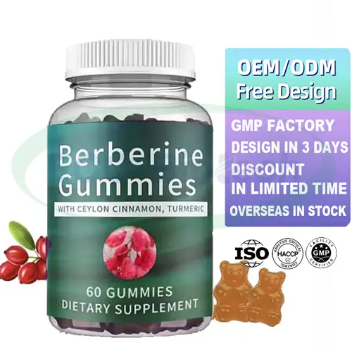 Sugar-free berberine Gummies supplement blood sugar
