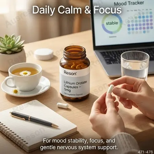 Lithium Orotate Capsules 5mg Elemental Brain Support | Supplier