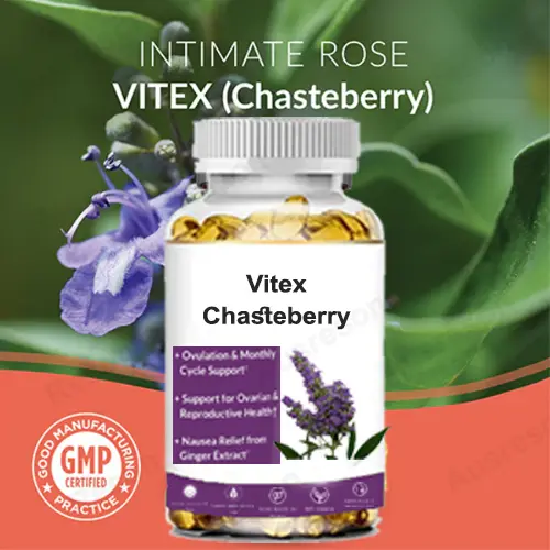 Vitex Berry Softgels for hormonal balance GMP factory | Reson