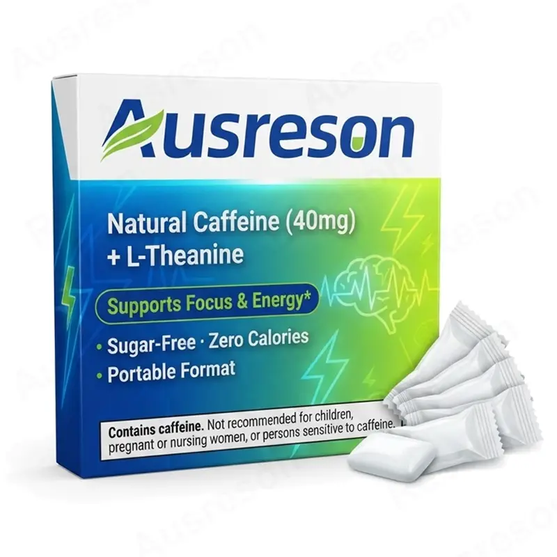 Caffeine L-Theanine Gum Private Label Manufacturer