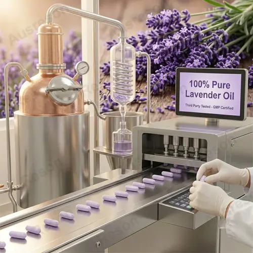 Lavender capsules OEM manufacturer | Standardized eatract