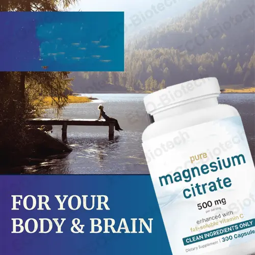 High-absorption magnesium citrate capsules for digestion