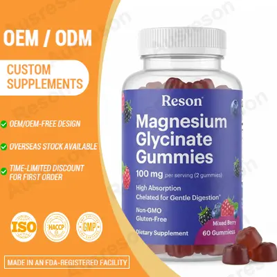 Magnesium glycinate gummies bulk manufacturer