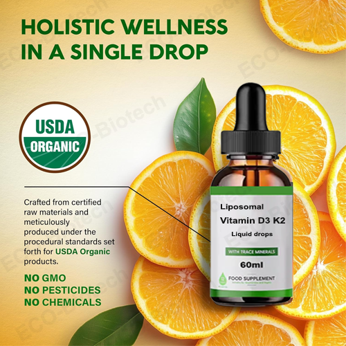 Liposomal Vitamin D3 K2 drops | High absorption | Reson