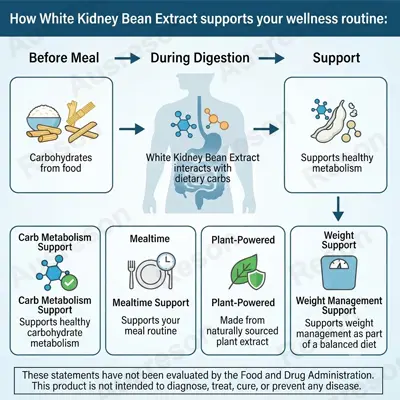 White Kidney Bean Extract tablets 6000mg OEM Manufacturer