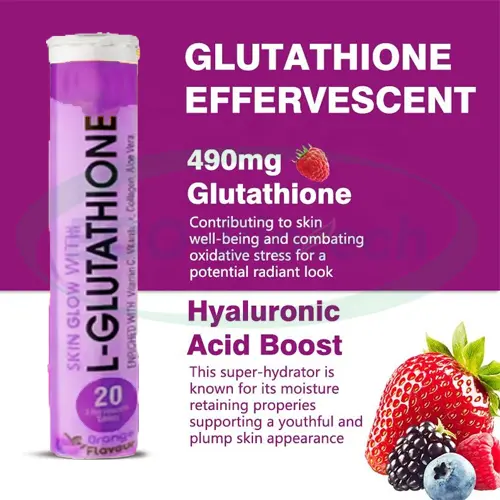 L-glutathione Effervescent Tablets for skin brightening Manufacturer