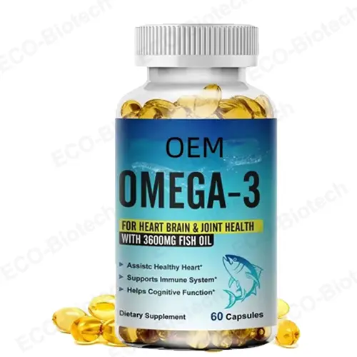IFOS certified Fish oil Omega-3 softgels with EPA & DHA supplier