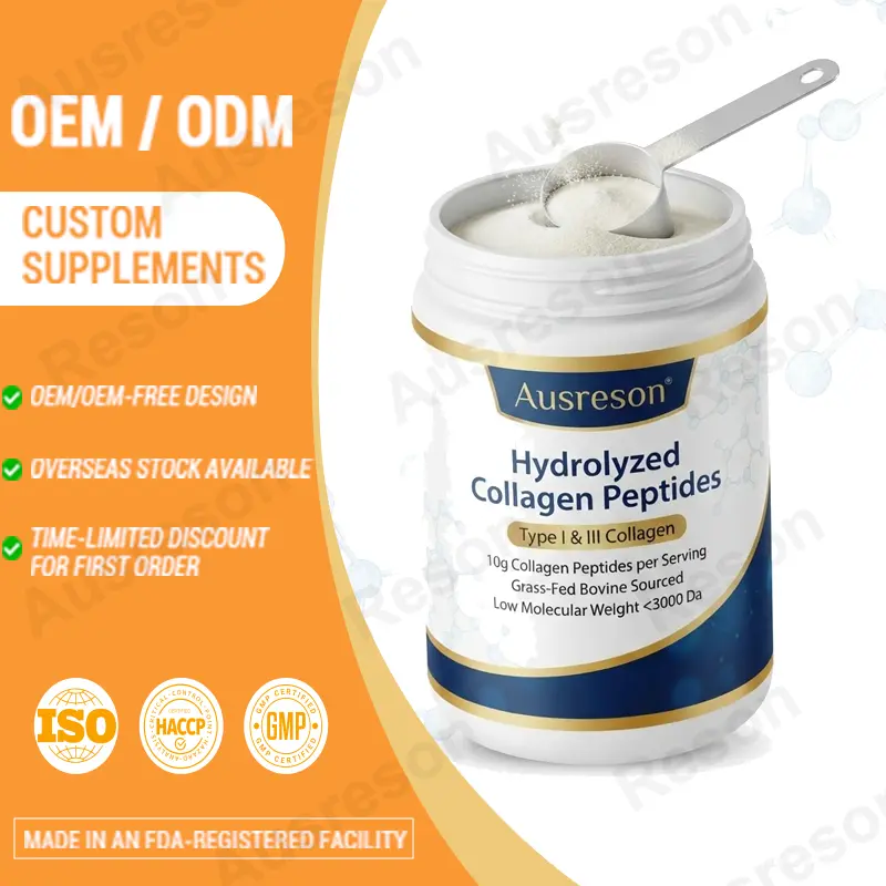 Hydrolyzed Collagen Peptides powder Clean Label Manufacturer