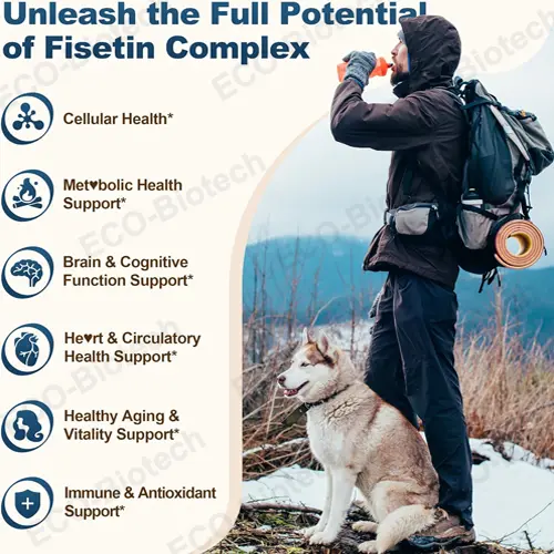 Liposomal Fisetin gummies for brain health | oem Private label