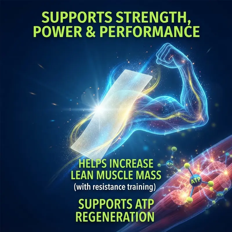 Creatine monohydrate oral strips bulk supplier Fast-Absorbing