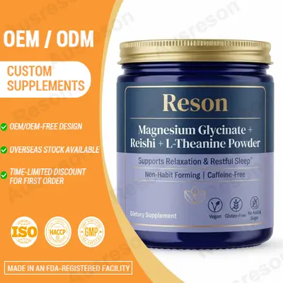 Magnesium Glycinate Reishi L-Theanine Powder bulk supply