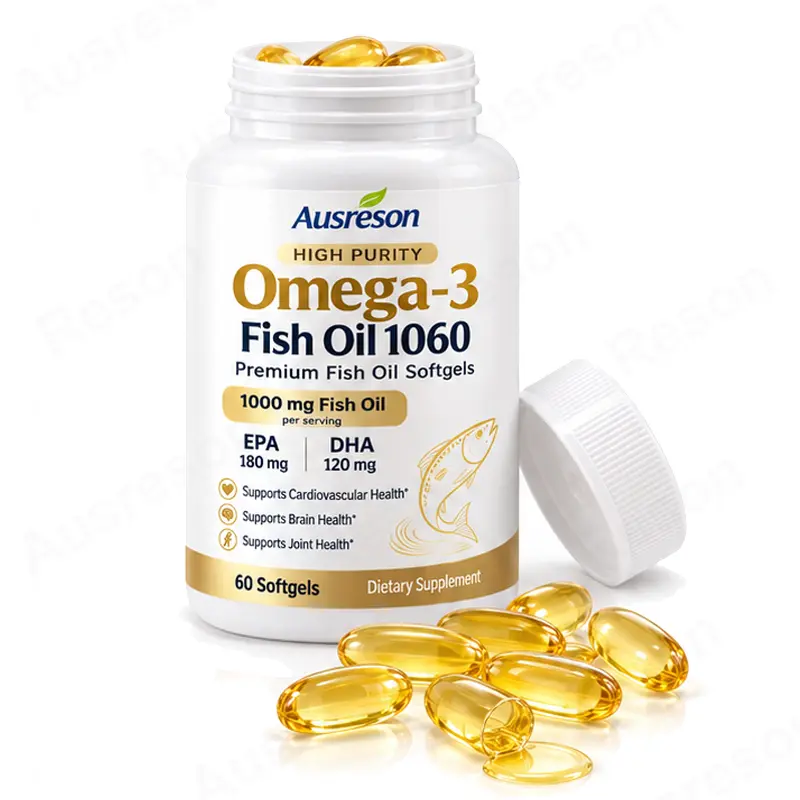 Omega 3 Fish Oil softgels high potency EPA DHA Manufacturer