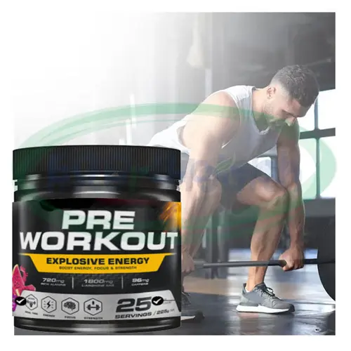 Pre-Workout Powder 300mg Caffeine, Beta-Alanine & L-Citrulline