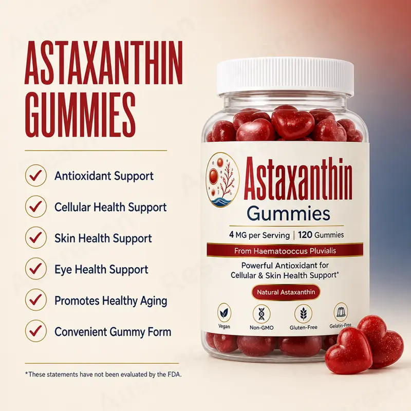 astaxanthin gummies Skin eye Health supplement Private Label
