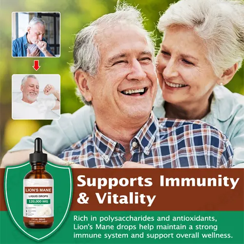 Lions Mane Liquid Drops | Dual Extract for Brain Health | OEM
