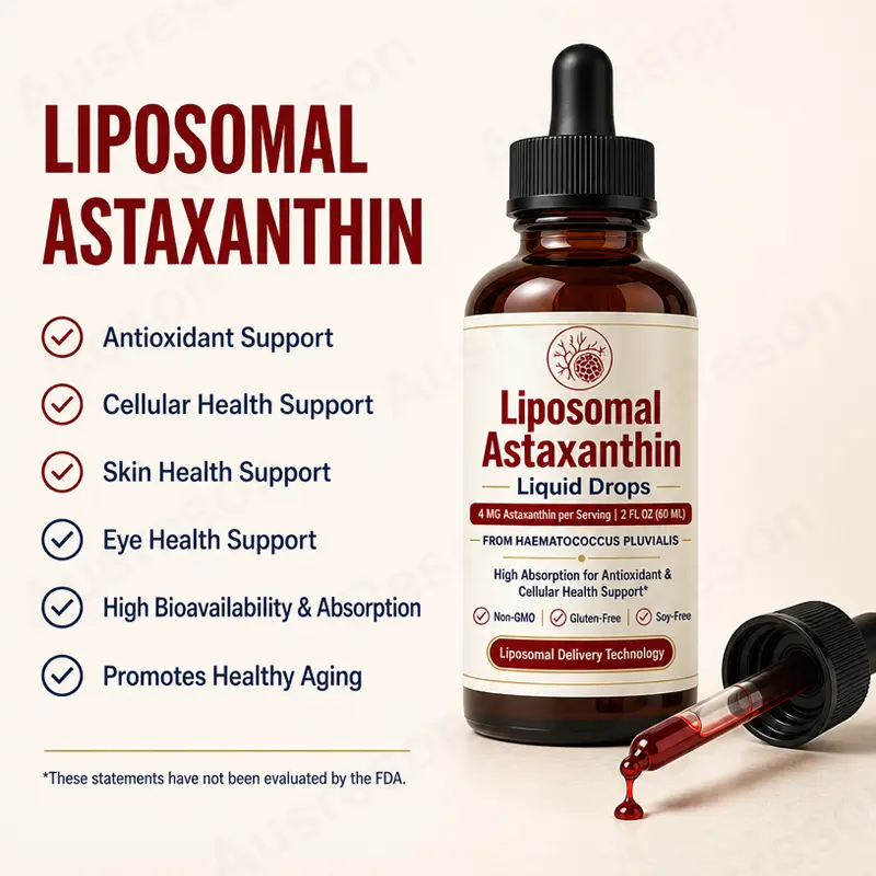 Liposomal Astaxanthin Liquid Drops for skin and eye health