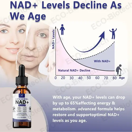 Liposomal Nad and Nr Liquid Drops Private label Manufacturer