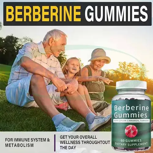 Sugar-free berberine Gummies supplement blood sugar