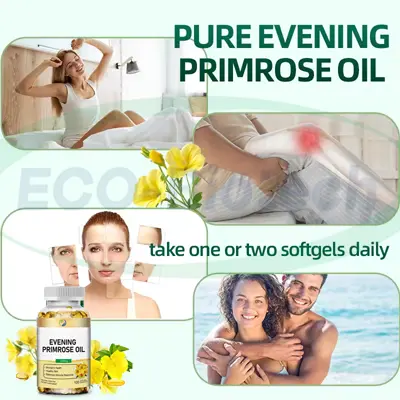 Evening Primrose Oil 1000mg Softgels with GLA | OEM Manufacturer