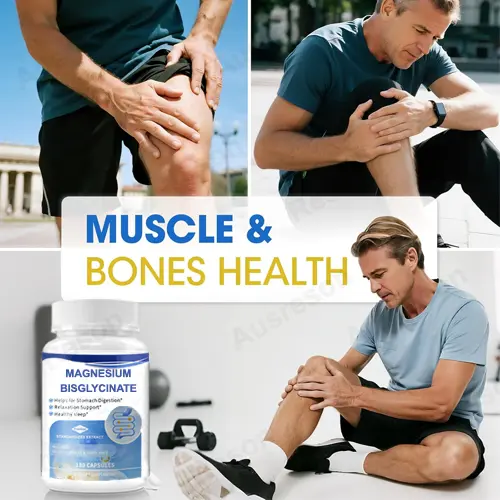 Magnesium Bisglycinate capsules: Sleep, Muscle, Bone