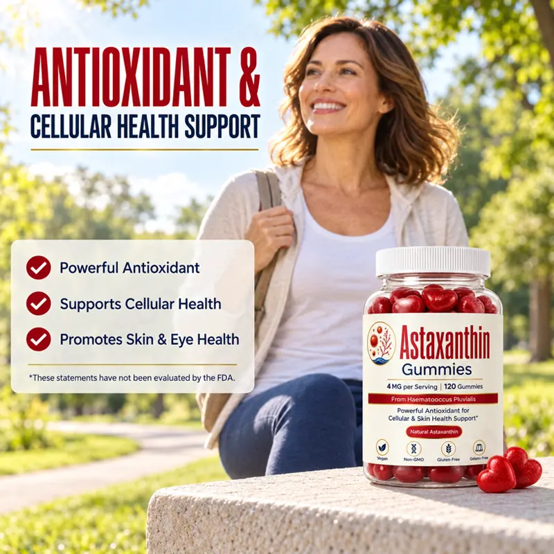 astaxanthin gummies Skin eye Health supplement Private Label