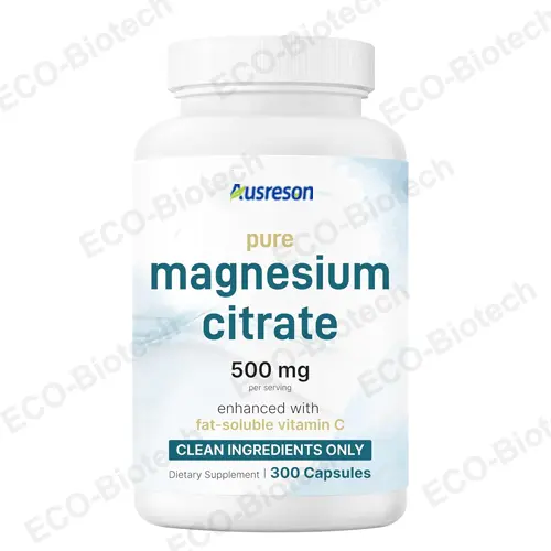 High-absorption magnesium citrate capsules for digestion