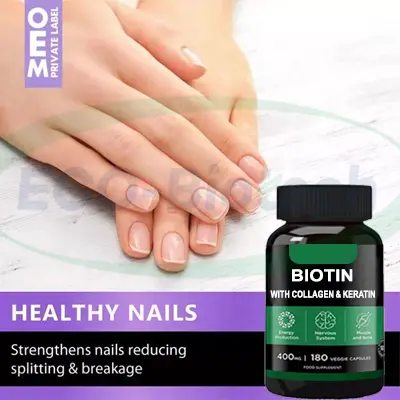 10000mcg Biotin Capsules for Hair skin, nails supplier | Reson