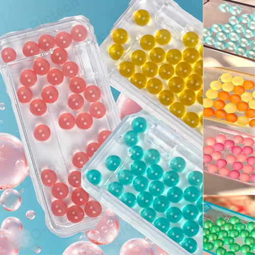 Vitamin L-Theanine Popping Beads Chewing Gum oem Manufacturer