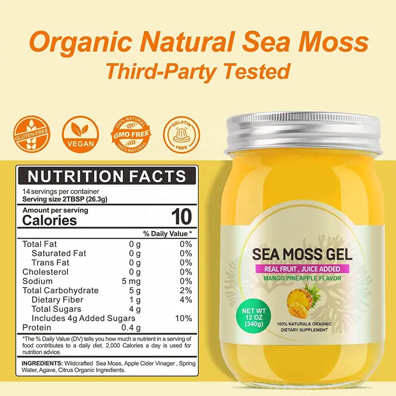 Sea Moss Jelly OEM Manufacturer
