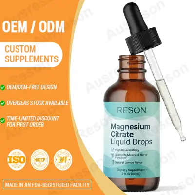 Magnesium citrate liquid drops for sleep Private Label Manufacturer