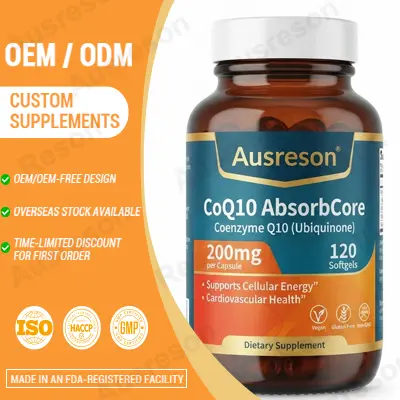 CoQ10 AbsorbCore capsules high absorption supplement Manufacturer