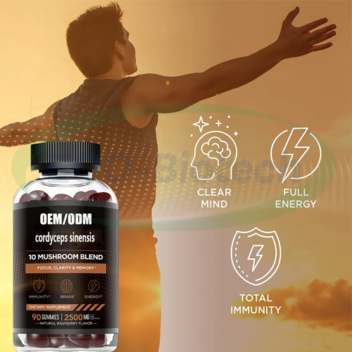 cordyceps sinensis Gummies for Focus and Energy Manufacturer