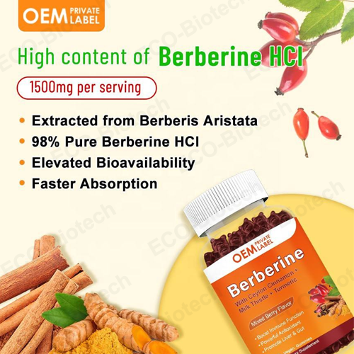 berberine Gummies supplier: Support metabolism and energy balance