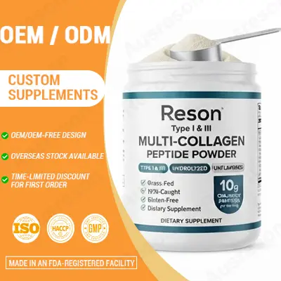Multi-Collagen Peptide Powder Private Label Manufacturer