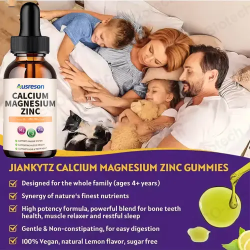 Calcium Magnesium Zinc liquid drops | OEM Manufacturer