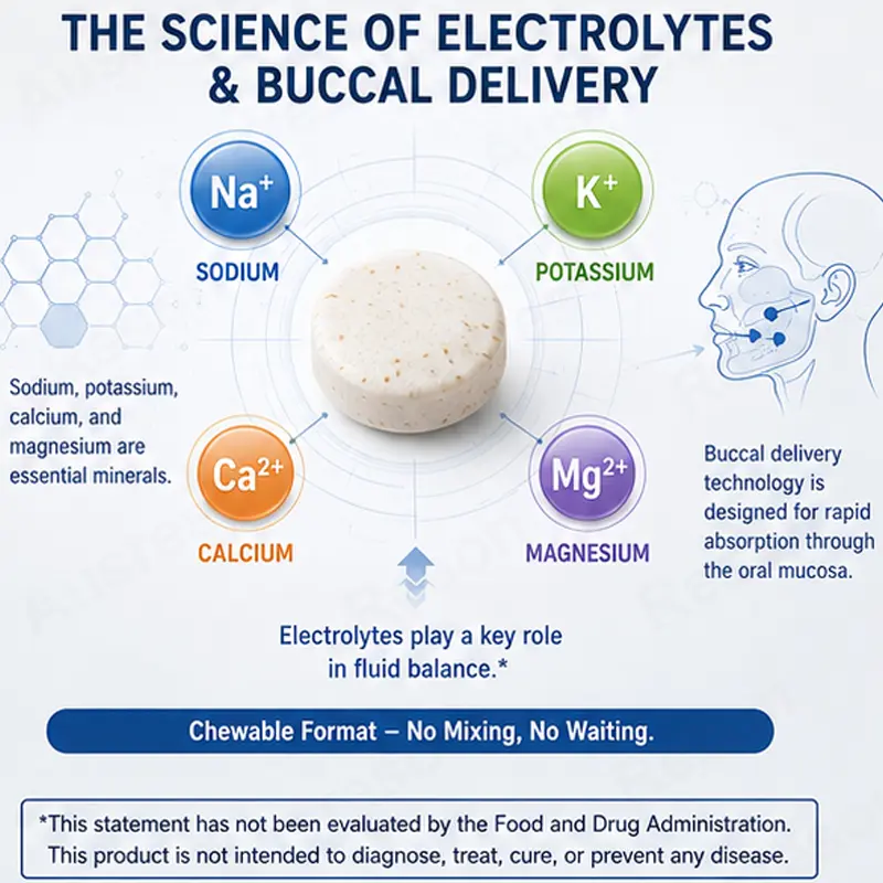 Sugar-free Electrolyte Chewing Gum OEM Manufacturer