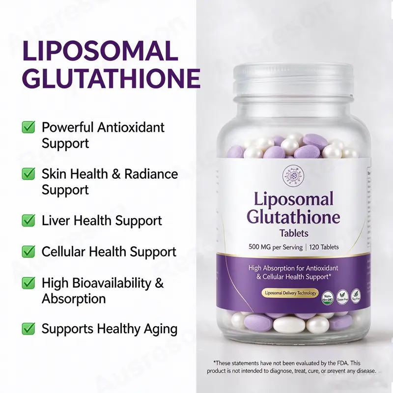 Private Label liposomal glutathione tablets Antioxidant Supplement Manufacturer